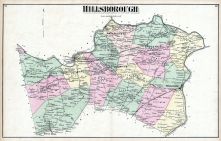 Hillsborough, Clover Hill and Royce Field P.O., Somerset County 1873